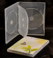 Quadruple DVD Case Semi-clear (14mm)